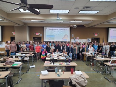 Story  Based Class with ABC, Hippy, and SPED departments with Glenda Hyer